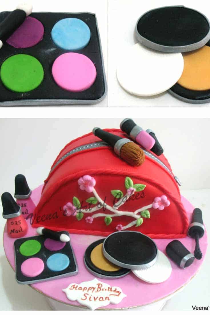 Make Up Bag Cake