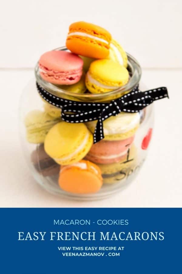Pinterest image 20 tips for making macarons.