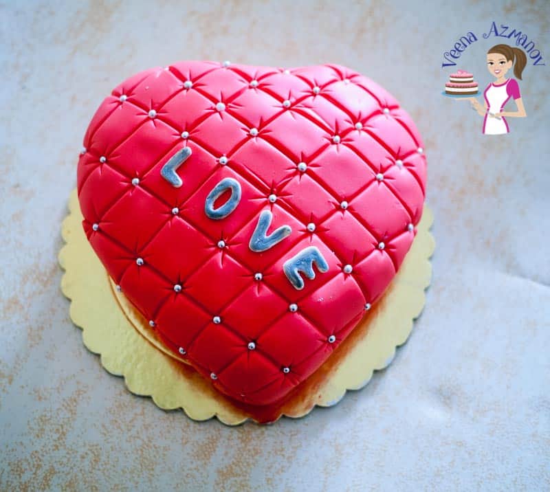 Heart Pillow Cake