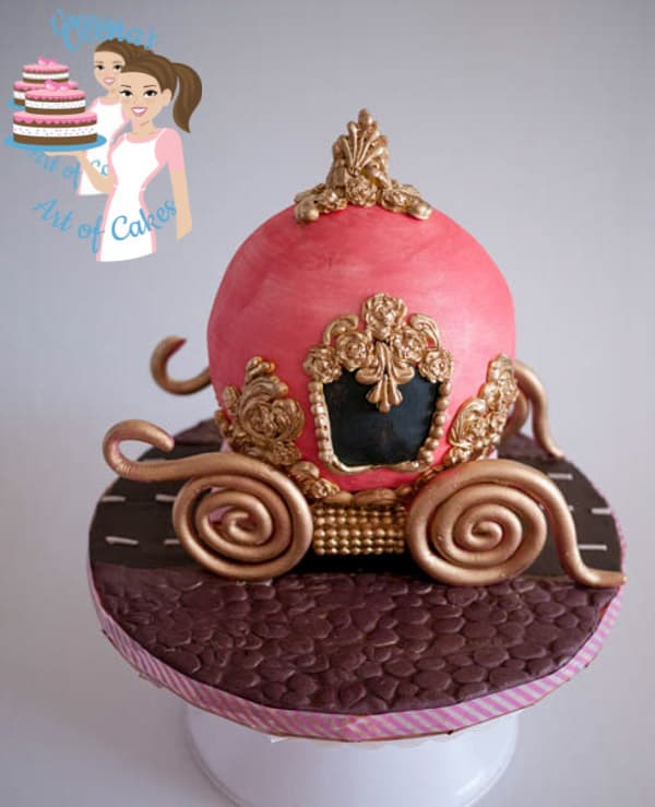 Cinderella Carriage Cake