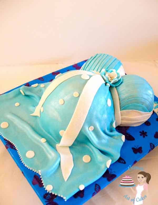 Pregnant Belly Cake Tutorial