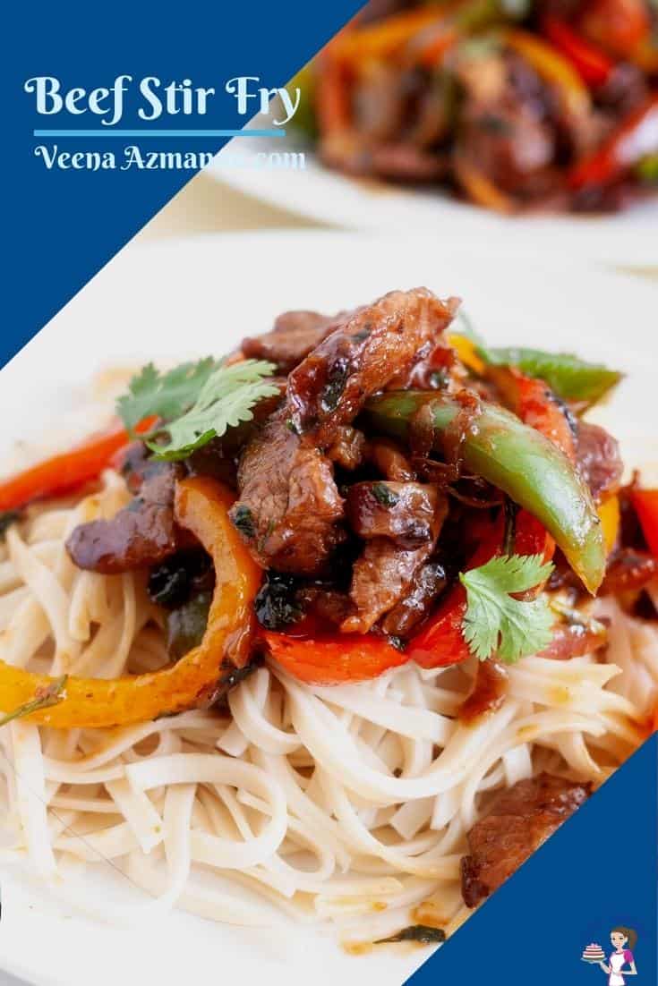 Beef and Pepper StirFry Veena Azmanov