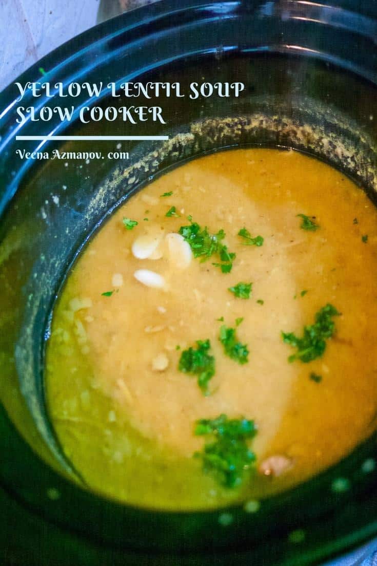 Yellow Lentil Soup Recipe for Cozy Comfort Veena Azmanov