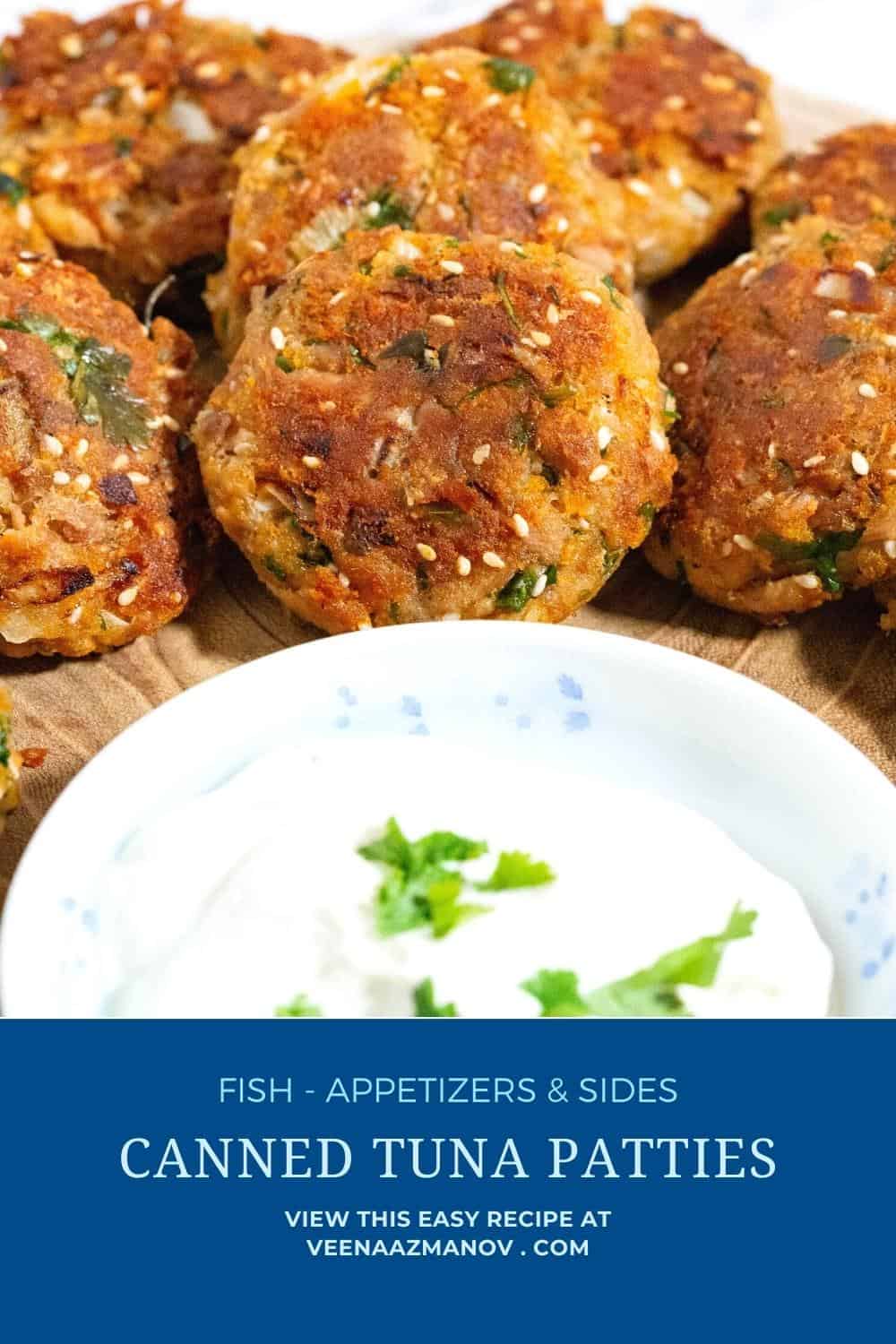Canned Tuna Patties Recipe in less than 20 Mins Veena Azmanov