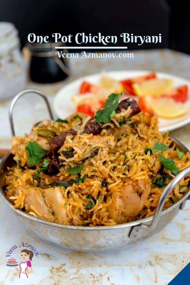 Quick Chicken Biryani One Pot Recipe Veena Azmanov