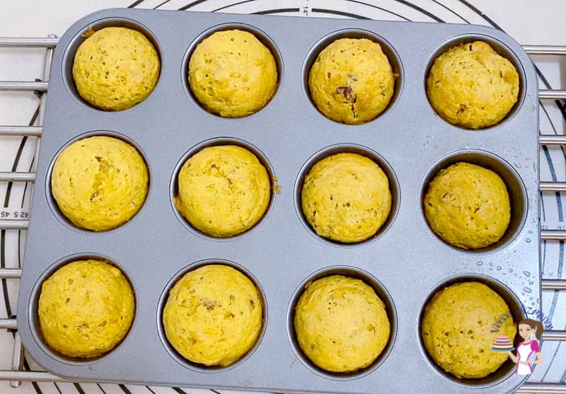 Bake the muffins for 18 to 22 minutes