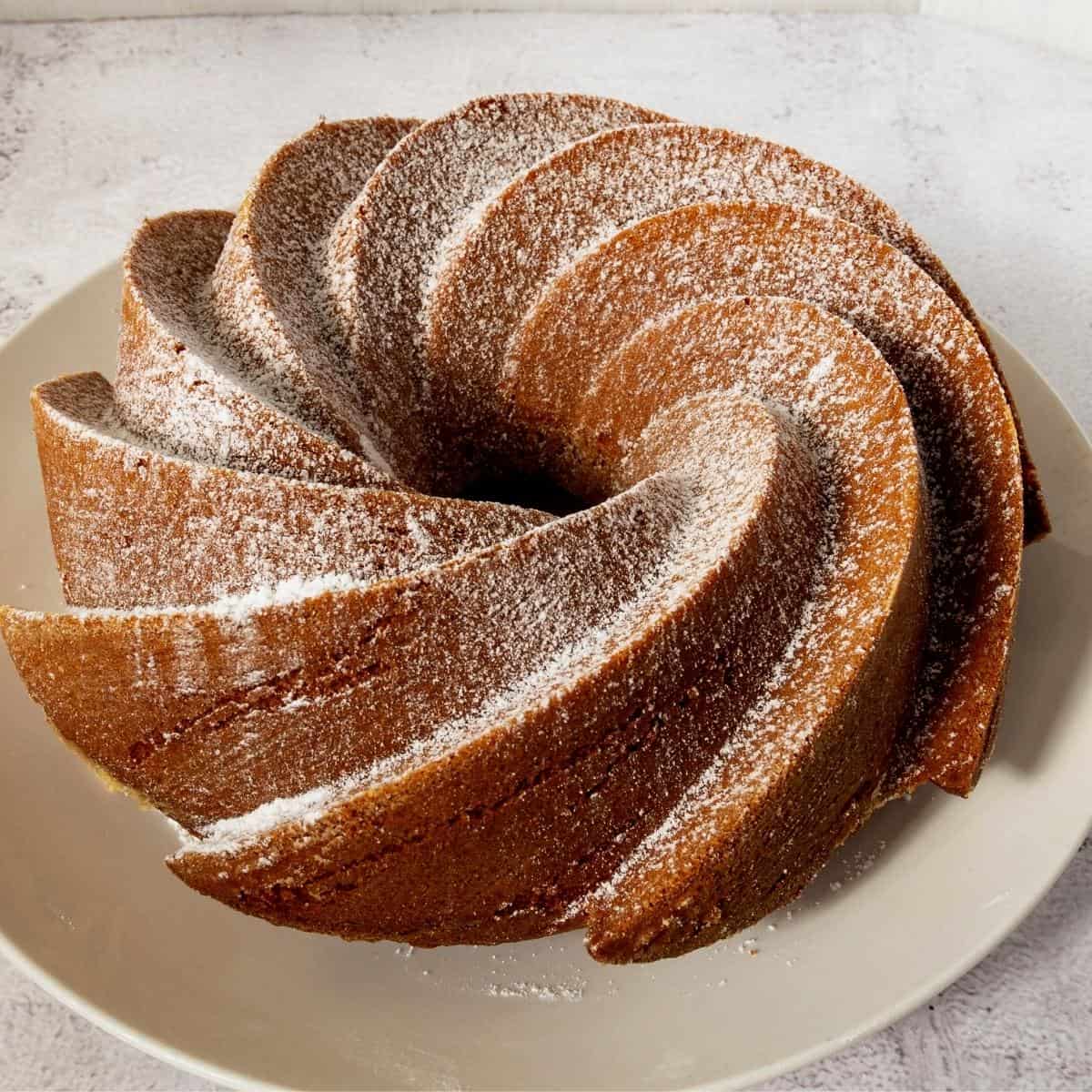 Vanilla Bundt Cake Using Butter Pound Cake Recipe - Veena Azmanov