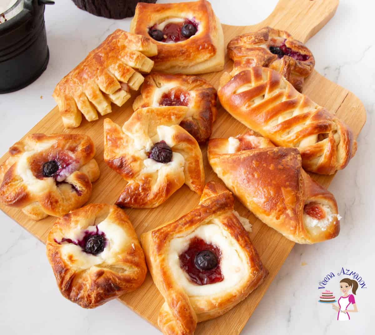 Danish Pastry – Dough, filling, and shaping