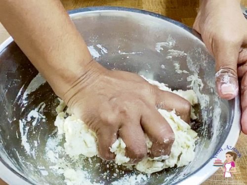 Shape the dough into a disc
