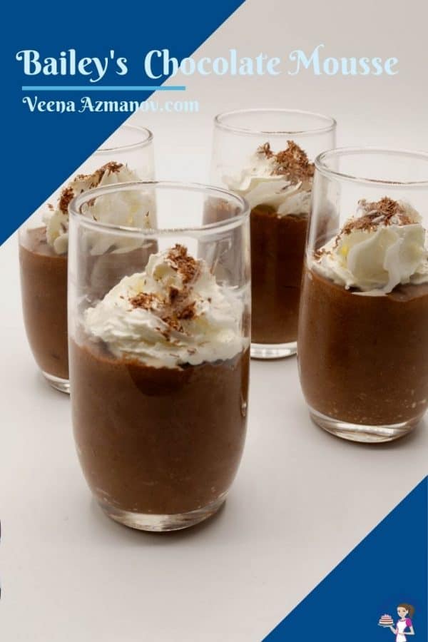 Baileys Chocolate Mousse - Jaja Bakes 