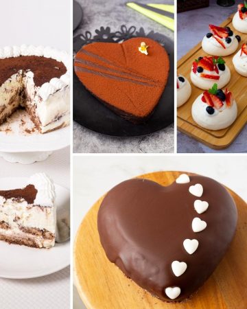 Collage of Valentines Day Desserts