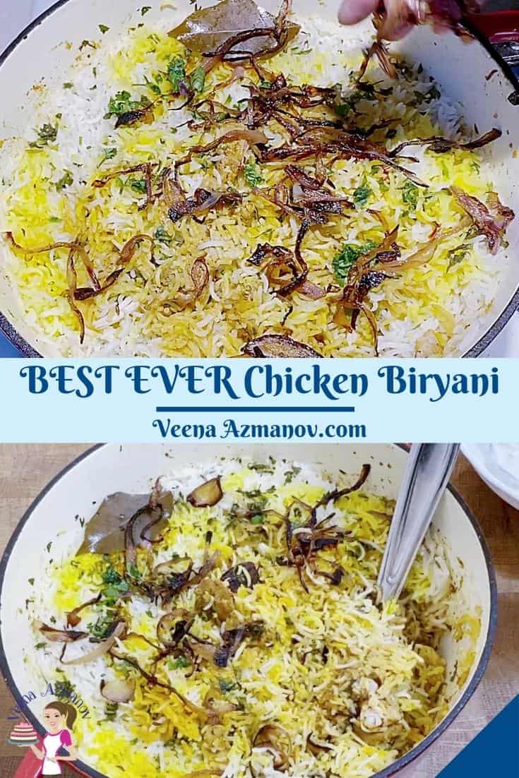 Easy Chicken Biryani Recipe Pakki Precooked Chicken Veena Azmanov