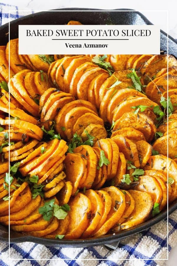 Accordion Sliced Baked Hasselback Potatoes - Veena Azmanov